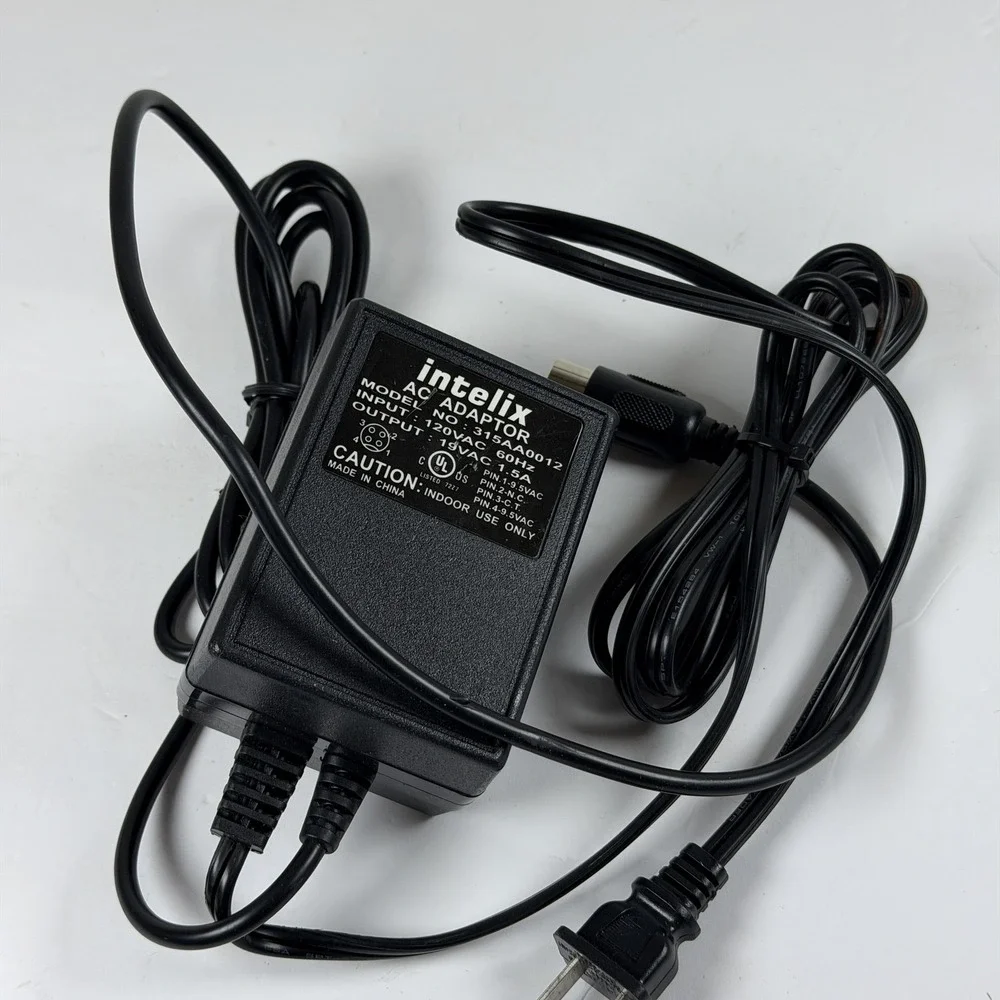 Intelix 315AA0012 AC Power Adapter 19VAC 1.5A 4-Pin DIN Connector